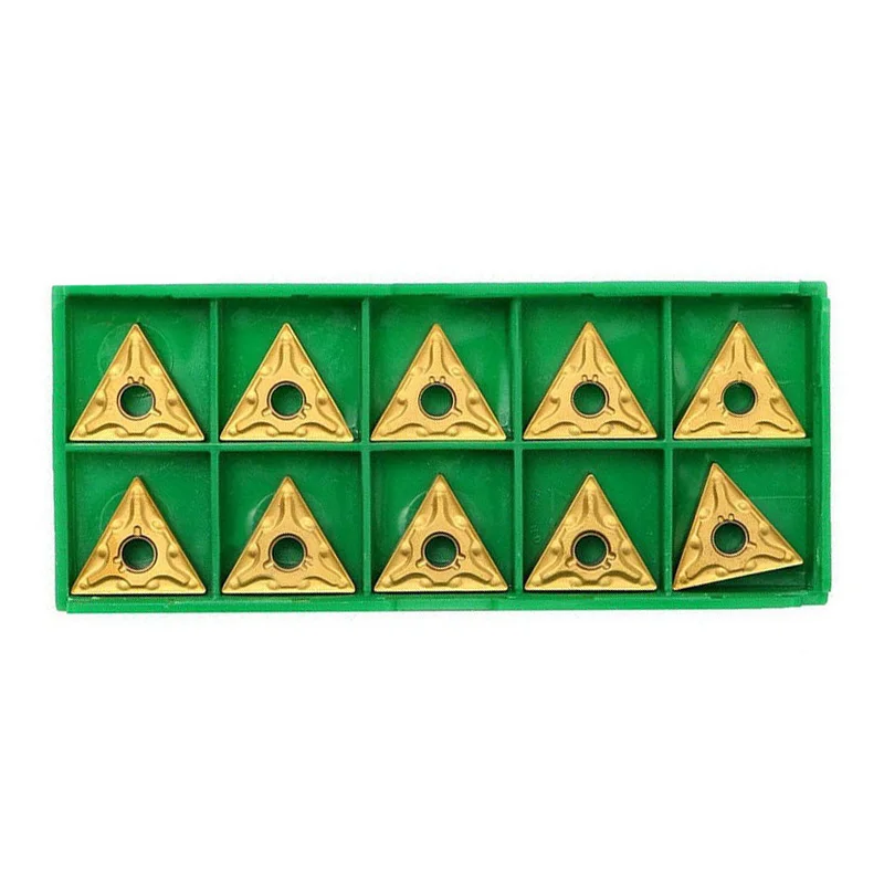 

10pcs TNMG160404 Carbide Insert Indexable CNC Turning Metalworking Tool Supplies