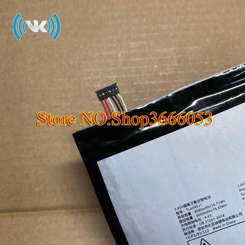 VK 4080mAh 15.71Wh 3.85V TLp040J1 Replacement Battery For Alcatel A30 Tablet 9024W Li-polymer Inbuilt Bateria+Free Tools |