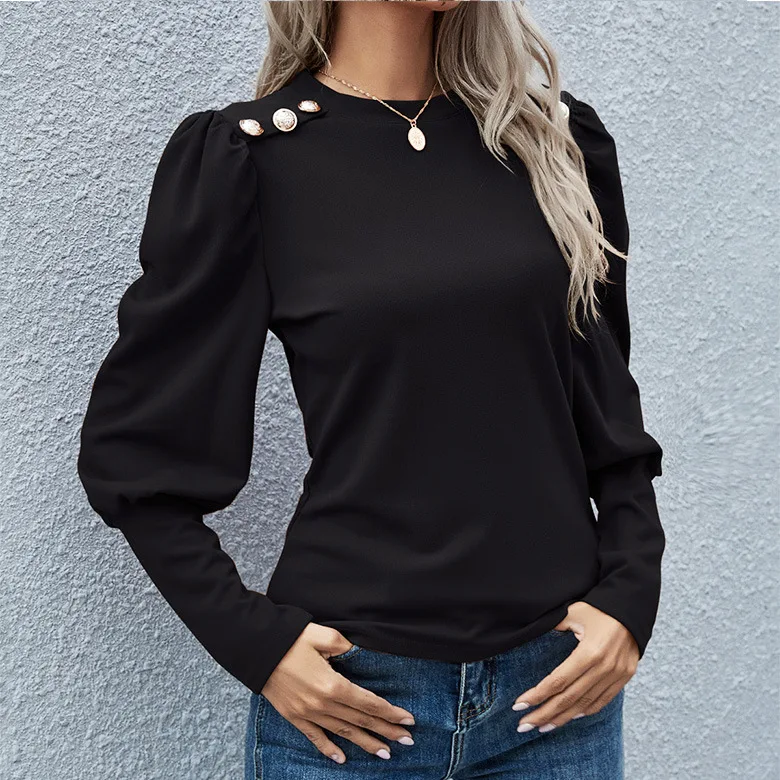 

Causal Women's Fashion O-neck Hoodies Pullover Long Sleeve Elegant Office Ladies Outwear Female Bottoms Tops Spring Autumn 2021