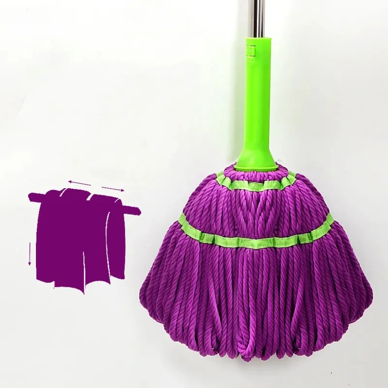 

Hand-washing Self-twisting Water Mop Lazy Mop Household Squeezing Water Absorbent Mop Mop Mop Head Mops Floor Cleaning Spin Mop