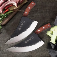7 inch bone knife hand forged heavy duty knife high carbon steel meat patty knife meat knife meat knife kitchen knife