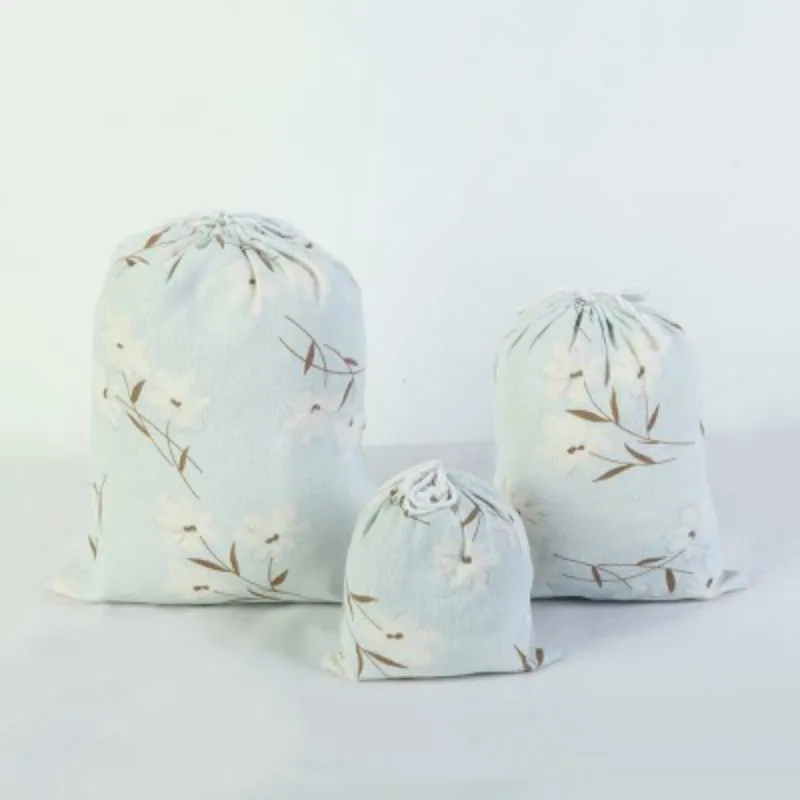 Хлопковые сумки для хранения косметики органайзер вместительная коробка