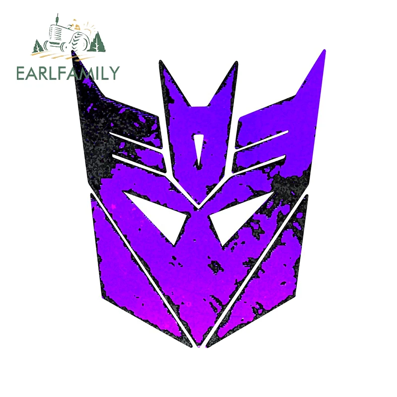 

EARLFAMILY 13 см x 11,1 см для обмана наклейки на автомобиль интересная Наклейка Водонепроницаемый виниловый материал лобовое стекло подходит для в...