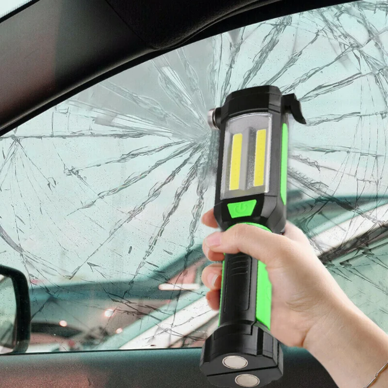 

2 In 1 Mini Car Safety Hammer Life Saving Escape Emergency Hammer Seat Belt Cutter Window Glass Breaker Car Rescue Red Hammers