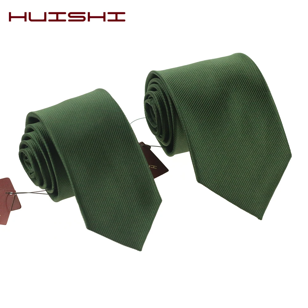 HUISHI 1200 иглы 6 см 8 черновато зеленый мужской галстук 2019 новый модный темно тонкий