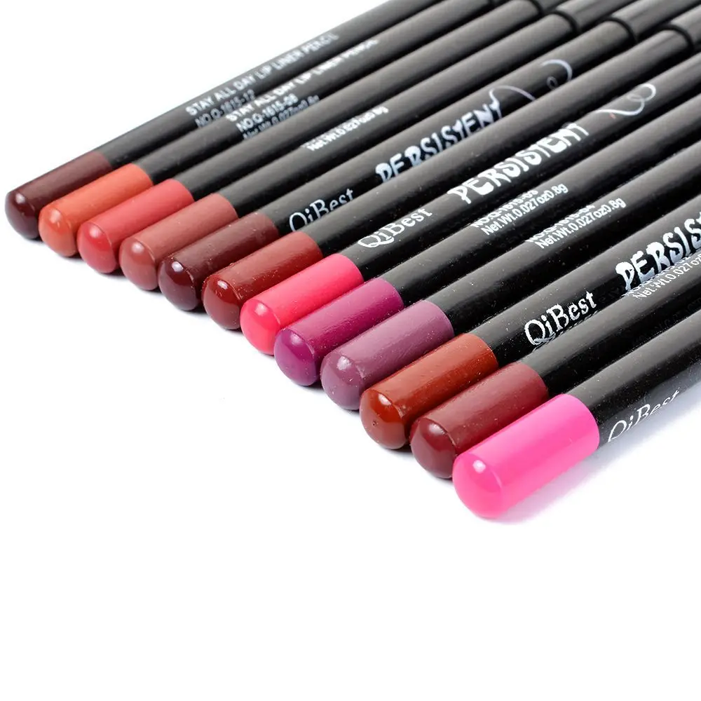 Лучший карандаш для идеального вида 12 цветов в одном заказе губ |