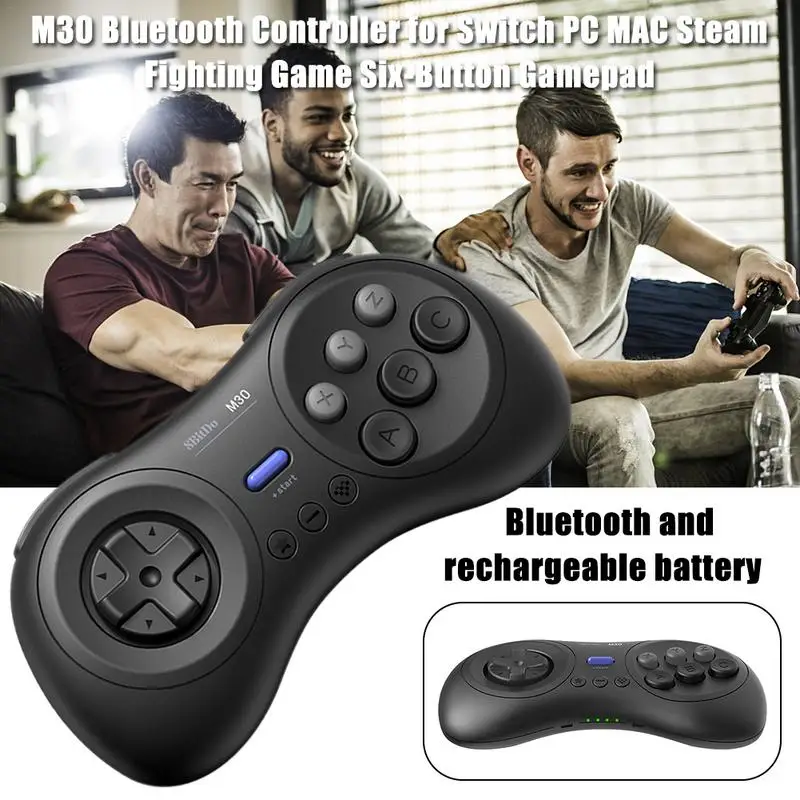 Беспроводной геймпад 8bitdo M30 Bluetooth контроллер для игр джойстик Nintendo Switch Android MacOS
