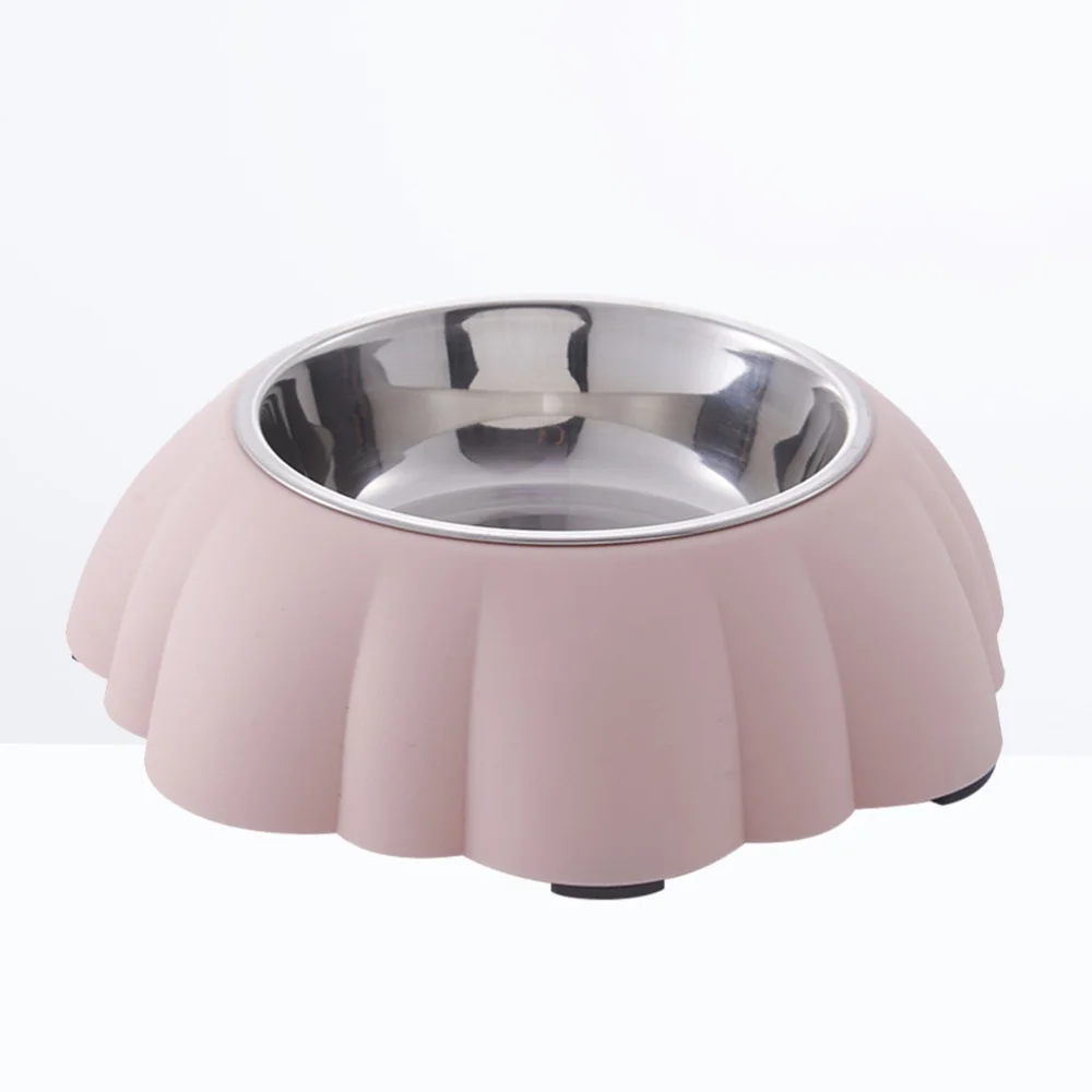 

Stainless Steel Bowl Non-slip Pet Feeder Puppy Food Bowl Feeding Basin Pet Supplies for Dog Cat