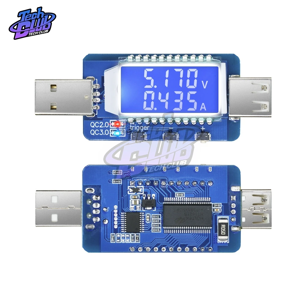 Цифровой USB детектор с ЖК дисплеем 4 28 в|Детали и аксессуары для приборов| |