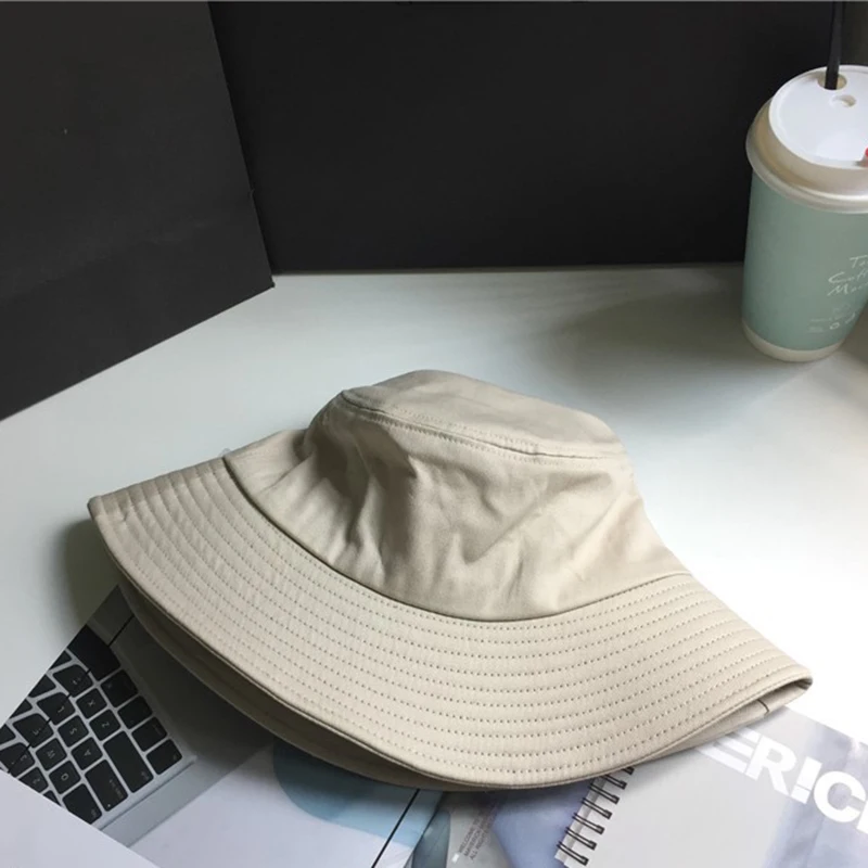 

Unisex Summer Foldable Bucket Hat Women Outdoor Sunscreen Cotton Fishing Hunting Cap Men Women Sun Hats