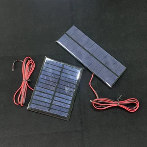 5.5V 6V Min Solar panle 135mA 220mA 240mA 250mA 500mA 550mA  For DIY Battery Cell Phone Chargers Portable Solar Cell with Cable