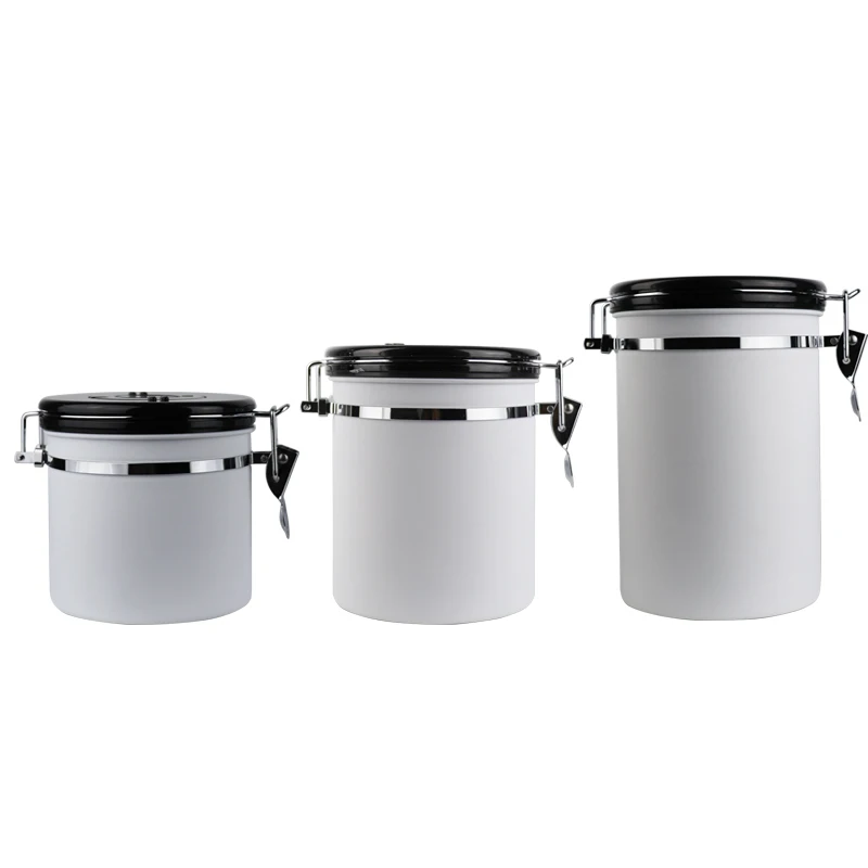 Контейнер для хранения кофе герметичный контейнер из нержавеющей стали кофейных