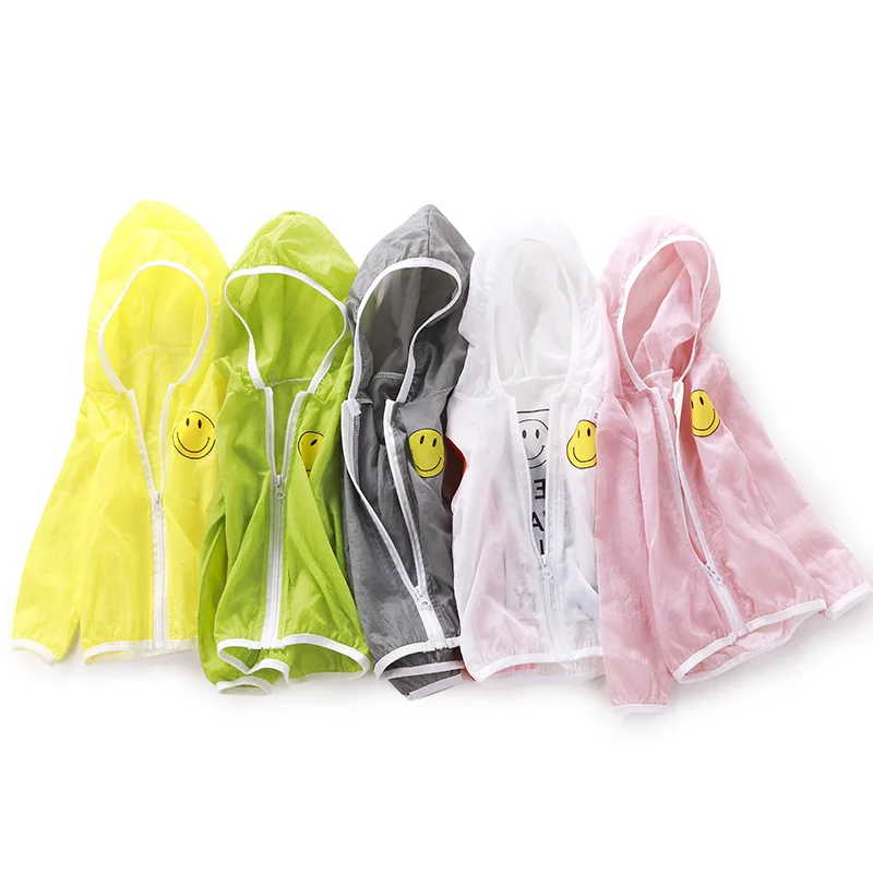 Летняя детская одежда с защитой от солнца рубашка рисунком для мальчиков и