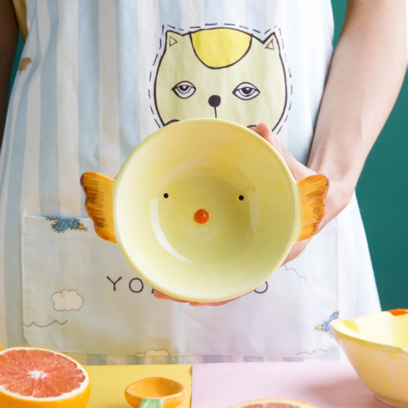 Симпатичные керамические чаши креативная детская посуда в виде мультяшного