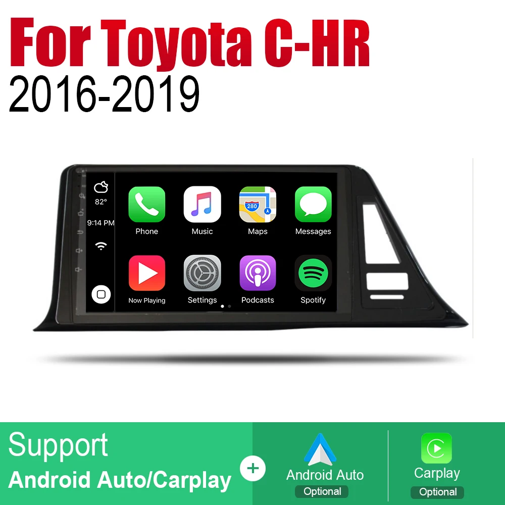 Автомобильный плеер ZaiXi GPS навигация для Toyota C HR 2016 ~ 2019 Автомобильная