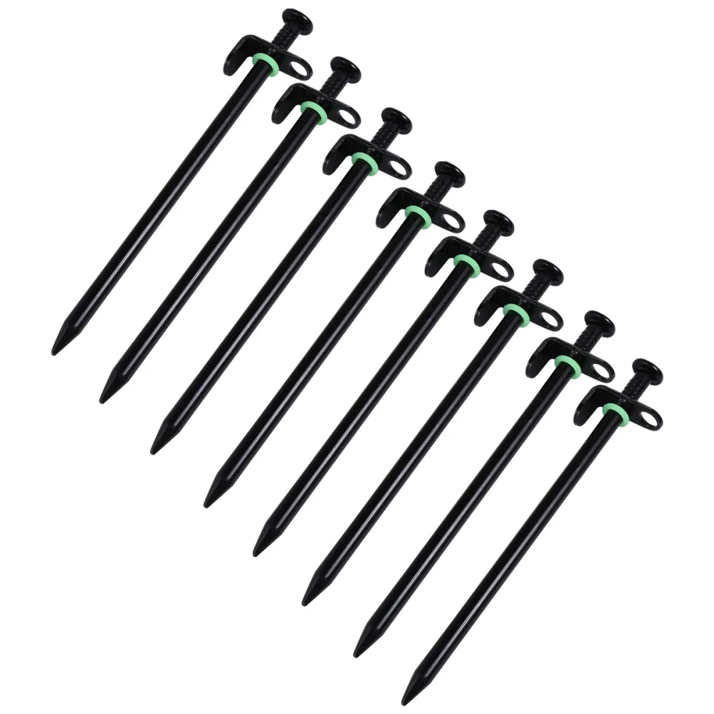 

16pcs Lengthened and Thickened Outdoor Tent Nails Non-Rust Tent Ground Nails