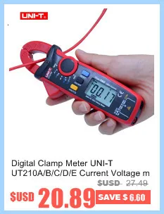 USB тестер UNI-T UT658A/C/двойной Напряжение и ток мониторы вольт ампер цифровой продукт зарядное устройство Емкость метр с хранения данных