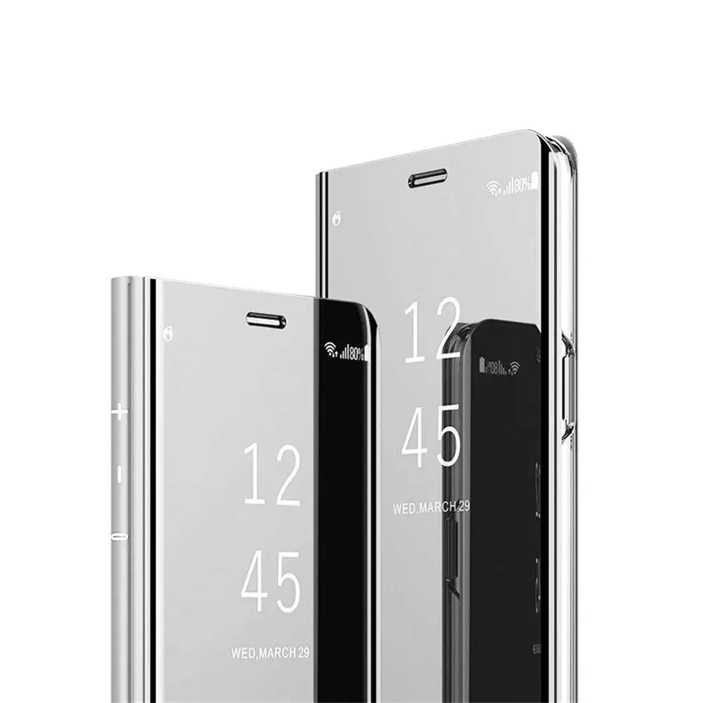 Умный зеркальный флип чехол для телефона Xiaomi 8 9SE F1 A1 A2 Lite 5X Redmi 6 6X 6A 5 Plus 3 Note 5A 4X
