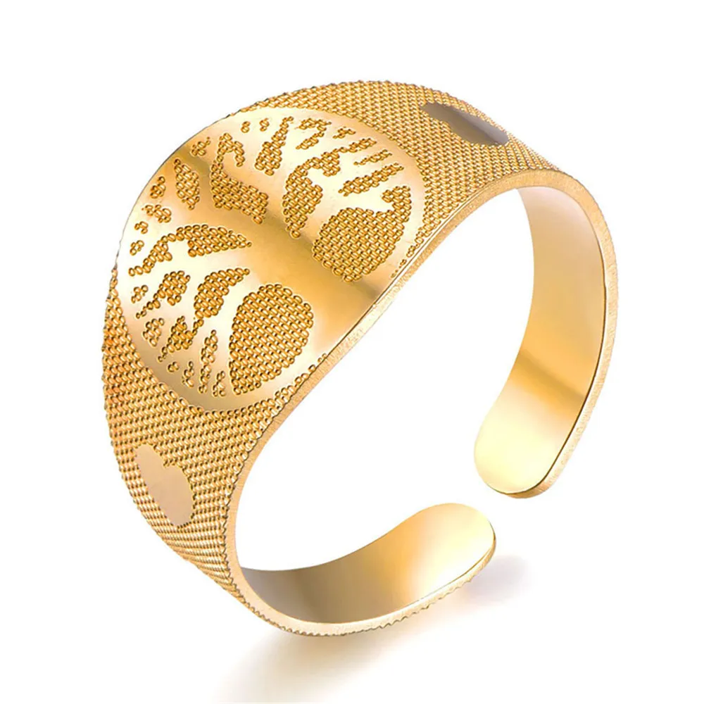 

Stainless Steel Love Rings Tree Of Life Vintage Exquisite Pattern Ring Ladies Party For Women Amulet Jewelry Gifts Wholesale