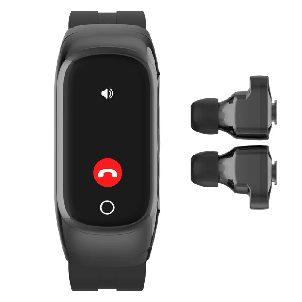 

N8 Smart Watch 2 In1 Multifunctional Wireless TWS Bluetooth Earphone Bracelet Fitness Tracker Wristband Headset For Men Women