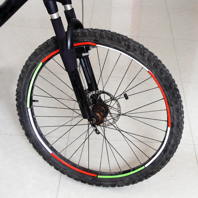 21cm X 0.8 Bike Stickers Decals Reflective Strip Bicycle Tape Sticker Wheel Accessories | Спорт и развлечения