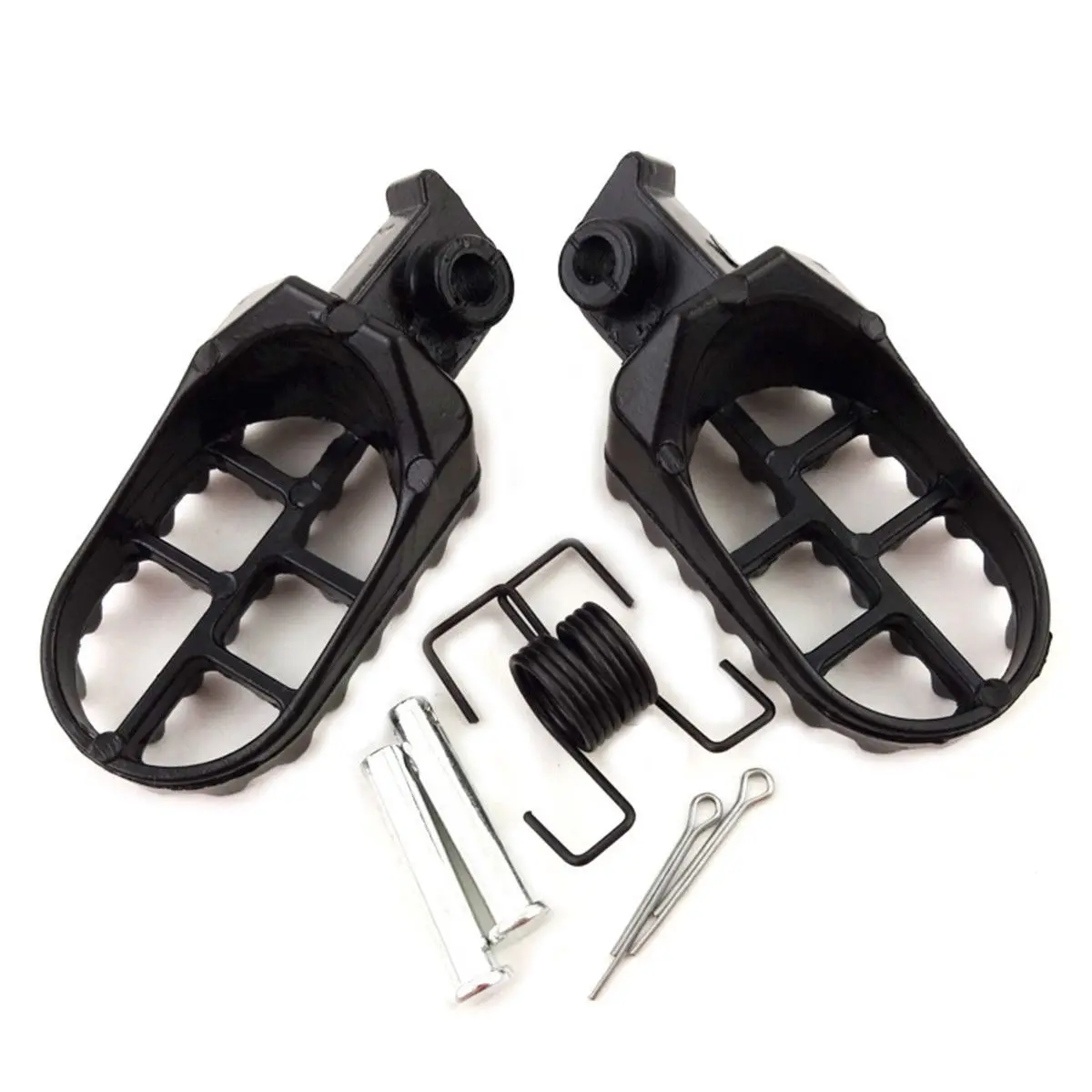 

1 Pair Pedals For Motorcycle Footrests Racing Foot Pegs Aluminium Pedal Pads For Honda CRF 50/ 70/ 80/ 100 Pit Dirt Bikes