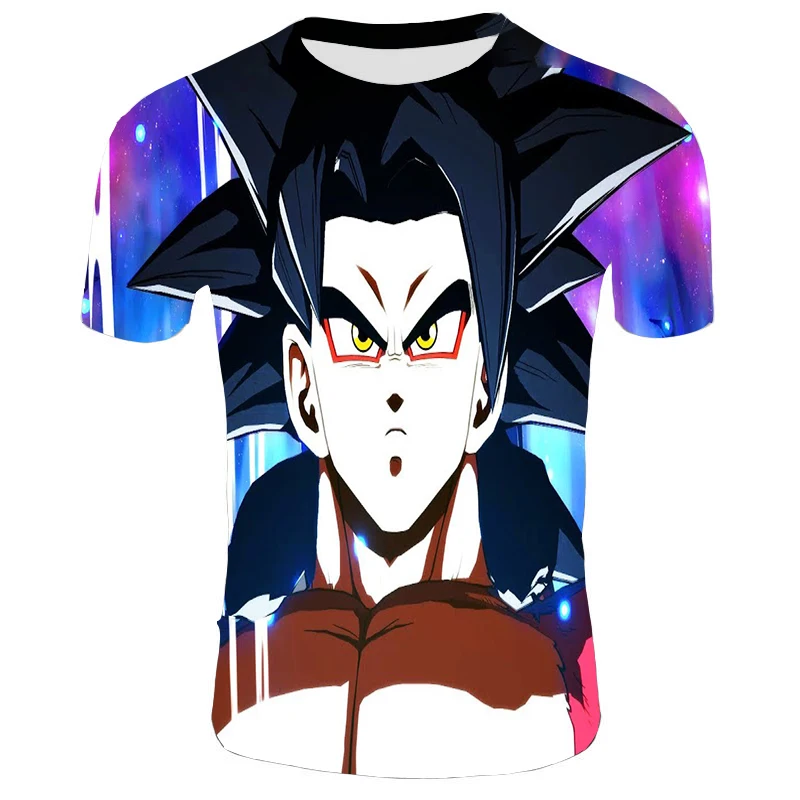 

2021 new men and women anime T-shirt 3D printing cartoon children summer fashion shirt street hip-hop style
