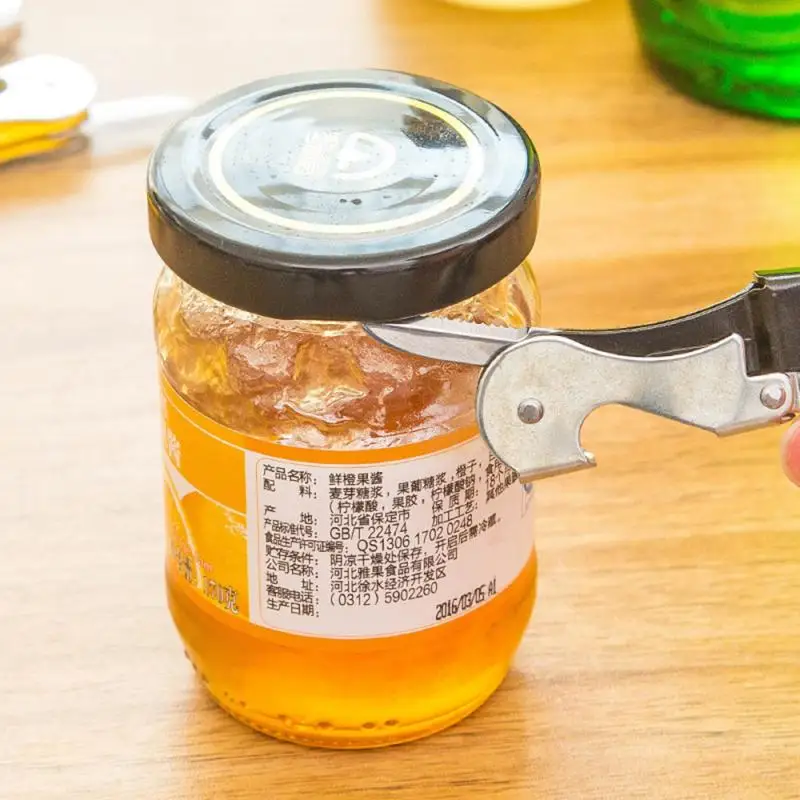 

8 Colors Creative Bottle Opener Stainless Steel Wine Corkscrew Beer Can Remover Cutter For Kitchen Tools Bar Accessoires