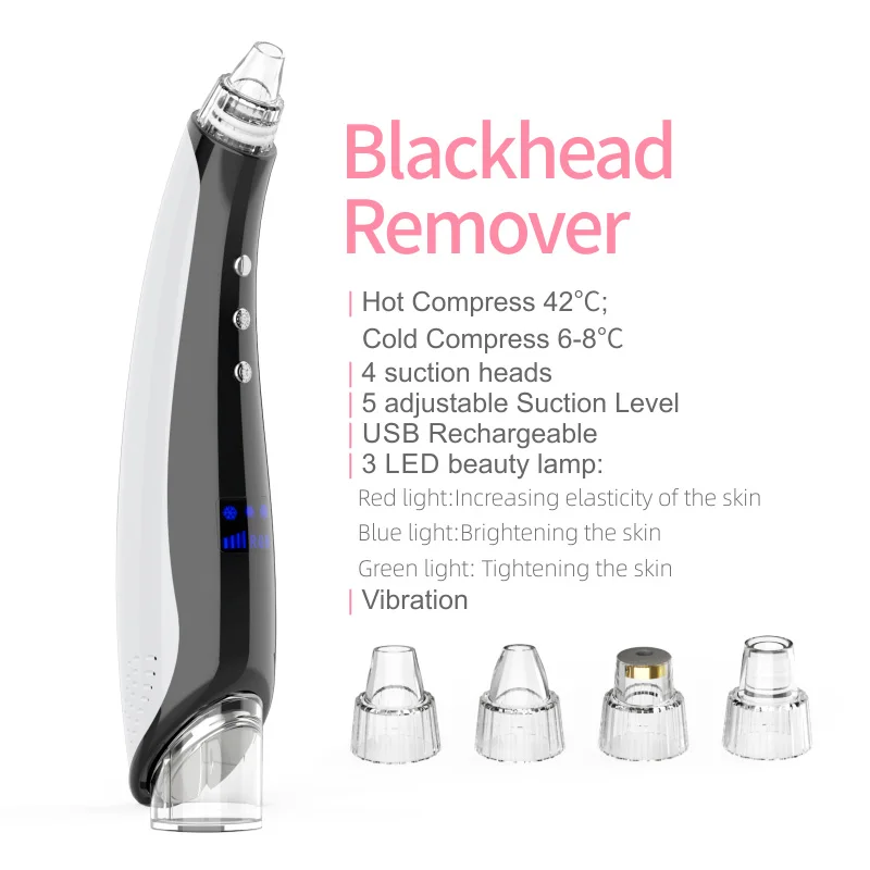 

Прибор для чистки кожи лица, вакуумный, для удаления черных точек