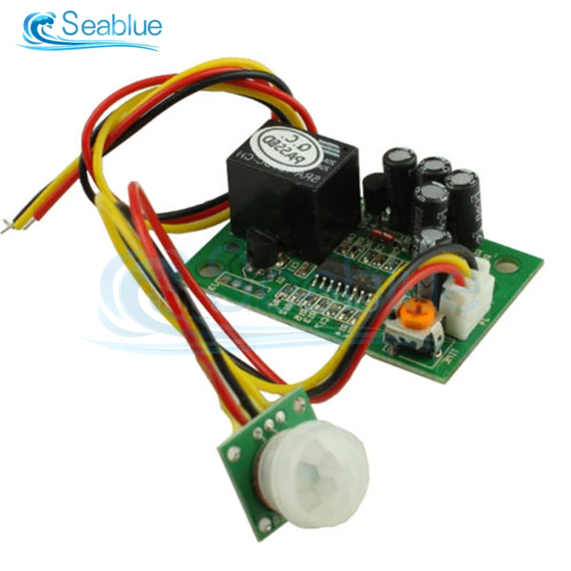 Реле постоянного тока 12 В таймер модуль датчика движения инфракрасный