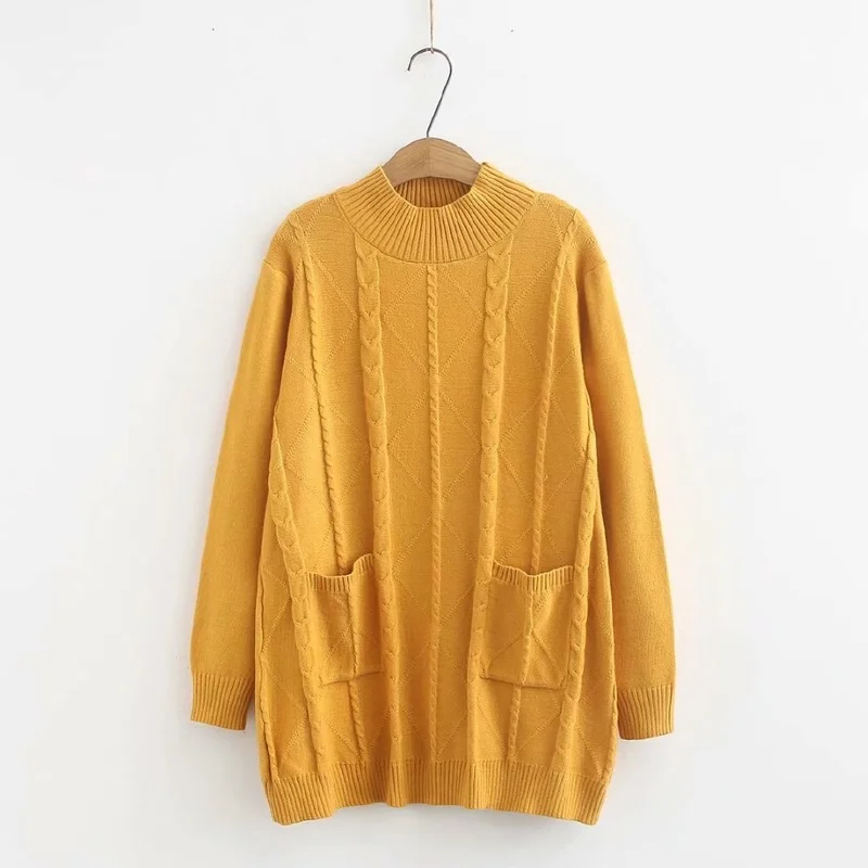 

Plus Size Women's Sweaters Autumn Winter Knitted Pullover Oversized Tops womens sweaters