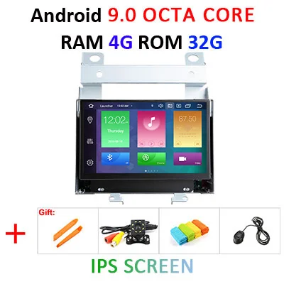 DSP ips Android 9,0 4G ram 64G автомобильное радио gps для Land Rover Freelander 2 2007-2012 Стерео навигационный экран Аудио без DVD плеера - Цвет: 9.0 4G 32G IPS