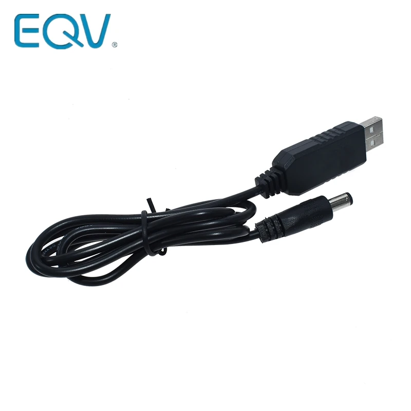 USB повышающий мощность линии DC 5 В к DC 5 в 9 в 12 В Повышающий Модуль USB конвертер Кабель-адаптер 2,1x5,5 мм Штекерный соединитель конвертер