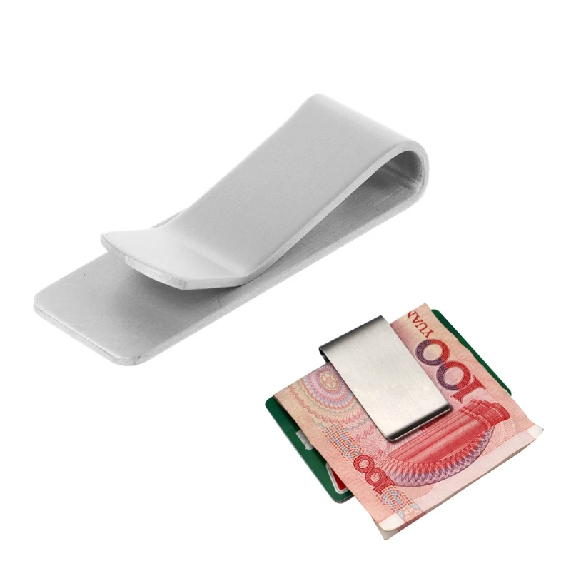 Новый зажим для денег из нержавеющей стали прочный металлический Карманный