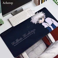 anime hunter x hunter mouse pad 80x30 game mousepad oversized laptop keyboard pad table mat for playing gamer accessories pc