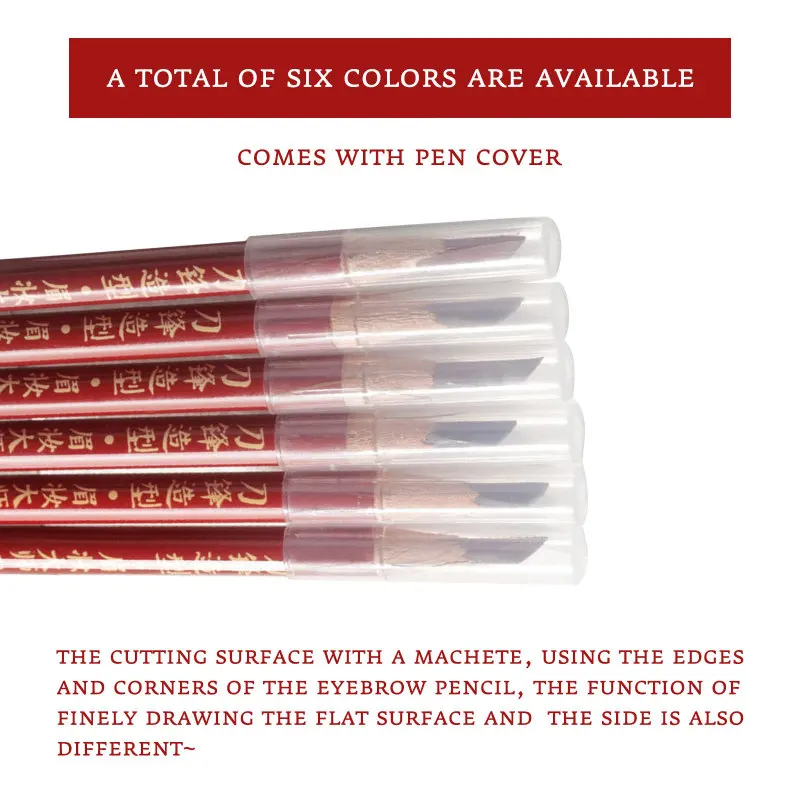 Eyebrow Pencils Cosmetics For Girls Durable Waterproof Sweatproof Up Various Colors Pencil Make Brow | Красота и здоровье