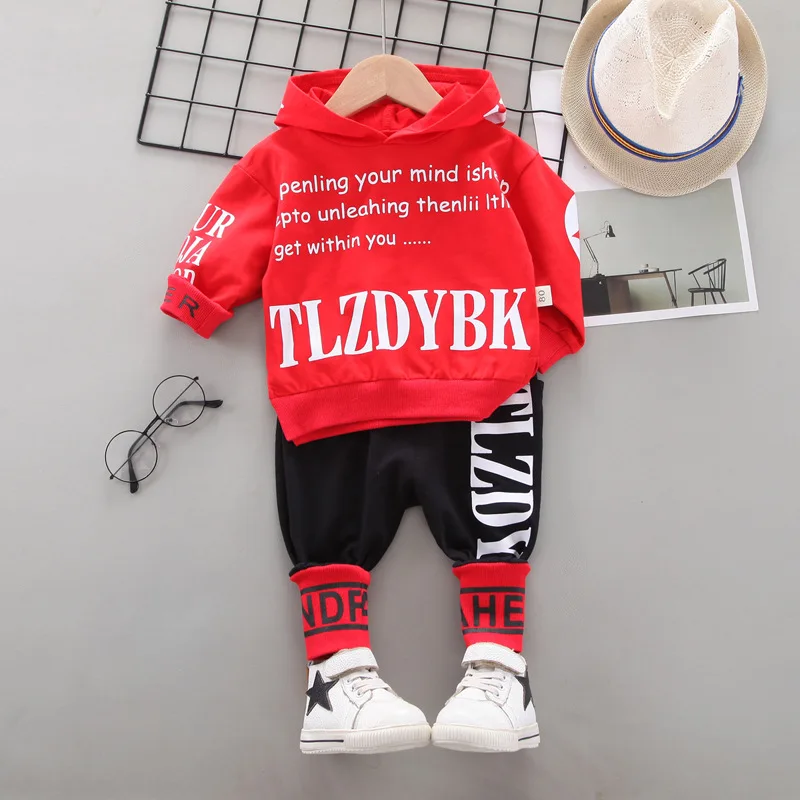 

Baby Clothes Children Boys Girls Sport Letters Hoodies Pants 2Pcs/set Children Clothing For Girls Clothes Suit Autumn Sportswear