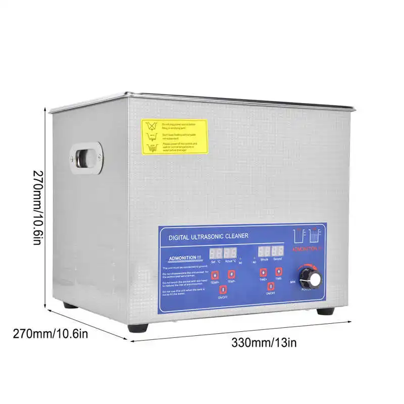 10L цифровой ультразвуковой очиститель Регулируемый Температура