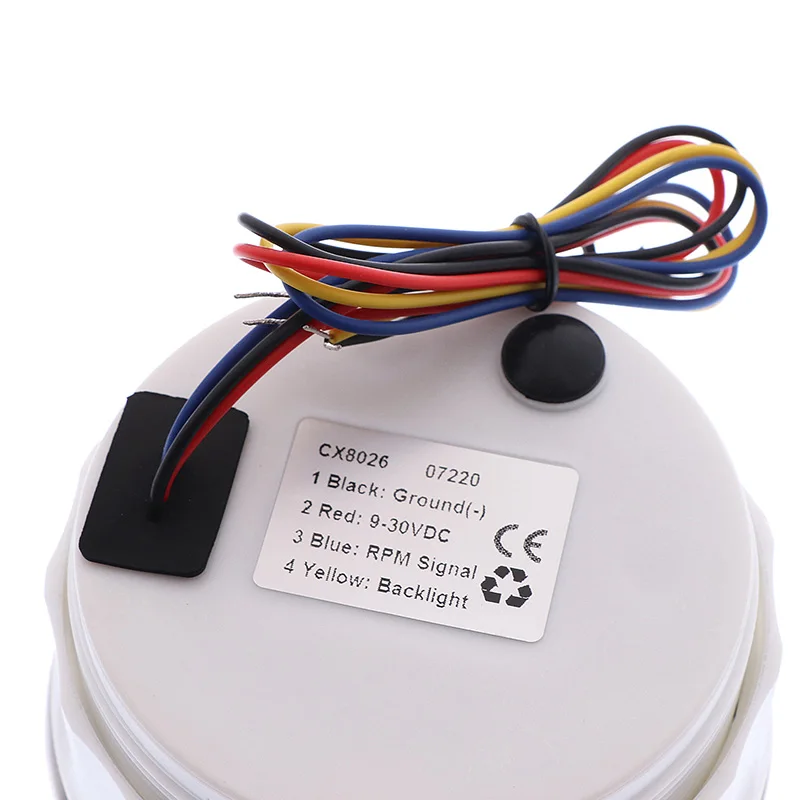 

85MM Car Speedometer Gauge 60 knots Speed Odometer Without GPS Antenna With Red Backlight Fit For Boat Auto Motorcycle