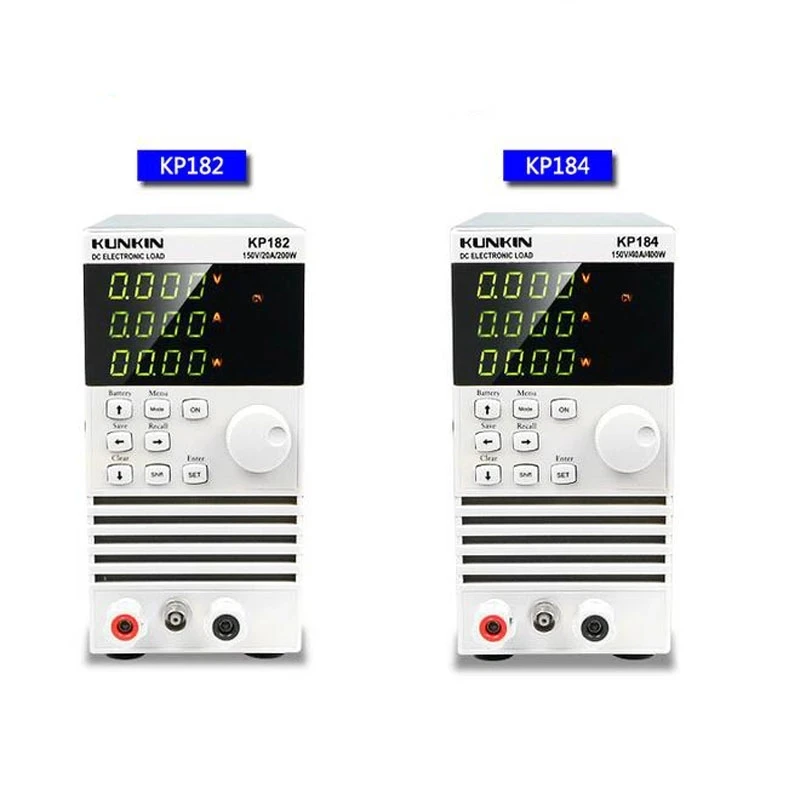 

Одноканальный электронный измеритель нагрузки постоянного тока KUNKIN KP182/KP184, 200 Вт/150 в/20 А, 400 Вт/150 в/40 А, испытание емкости аккумулятора на ста...