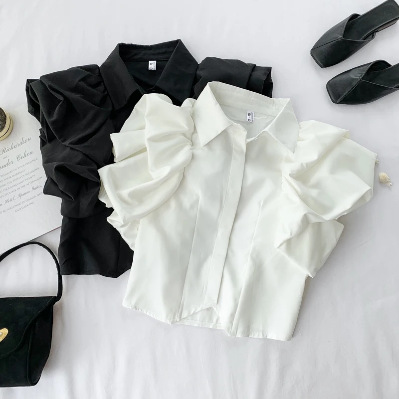 Высокое качество новинка 2020 модные дизайнерские топы для подиума женская блузка
