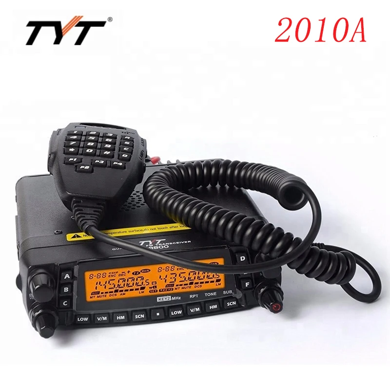 2011A Quad Band иди и болтай Walkie Talkie TYT TH 9800 29/50/144/430 МГц 50 Вт двойной Дисплей Мобильная