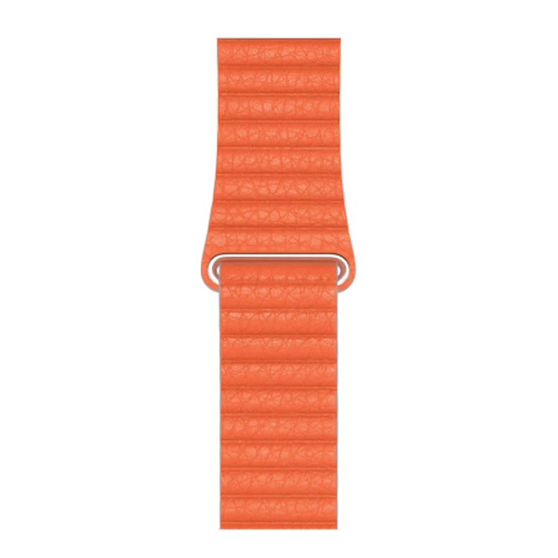 Genuine leather Watch Band 38mm 40mm 42mm 44mm Suitable for Apple iwatch Series 5 4 3 2 Strap Leather Loop Magnetic Bracelet