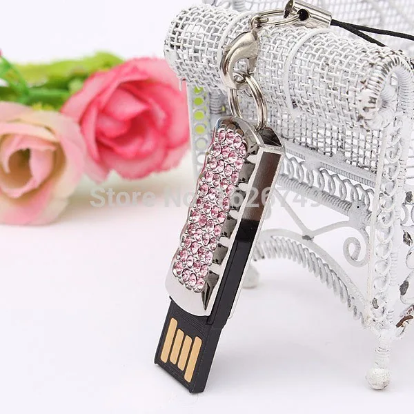 TEXT ME metal crystal model USB Flash Drive 4GB 8GB 16GB 32GB precious stone pen drive special gift | Компьютеры и офис