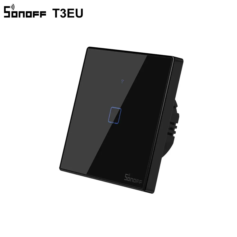 Смарт выключатель SONOFF T3EU TX настенный с поддержкой Wi Fi и сенсорным