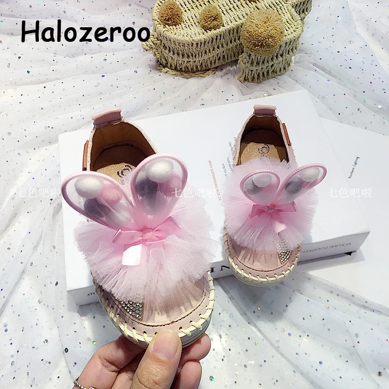 

New Autumn Kids Casual Sneakers Baby Girls Bow Pu Leather Shoes Children Slip On Sport Sneakers Toddler Brand Sneakers Trainers