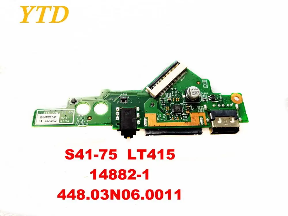 Оригинальный Для Lenovo S41 75 USB плата аудио LT415 14882 1 448.03N06.0011 испытанное хорошее
