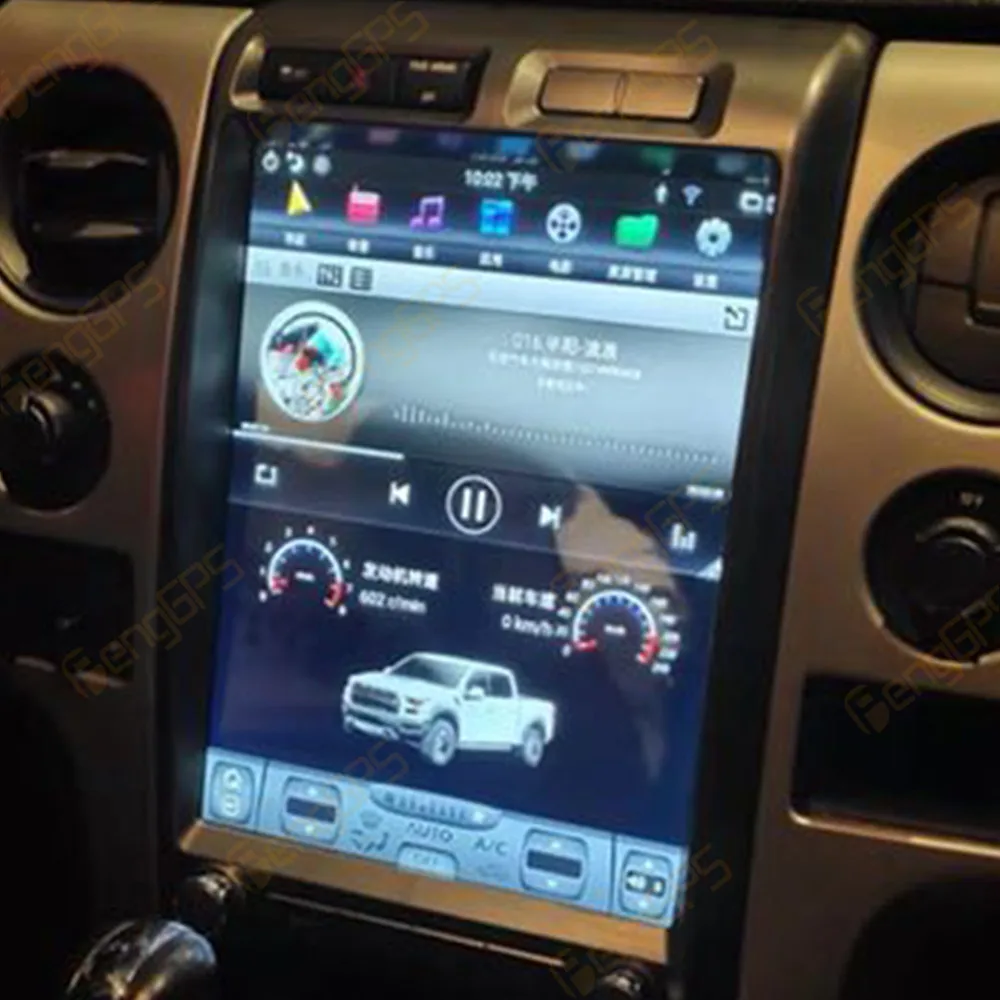 Вертикальный экран в стиле Tesla для Ford Raptor F150 8 1-2009 13 дюймов Android 2014 автомагнитола