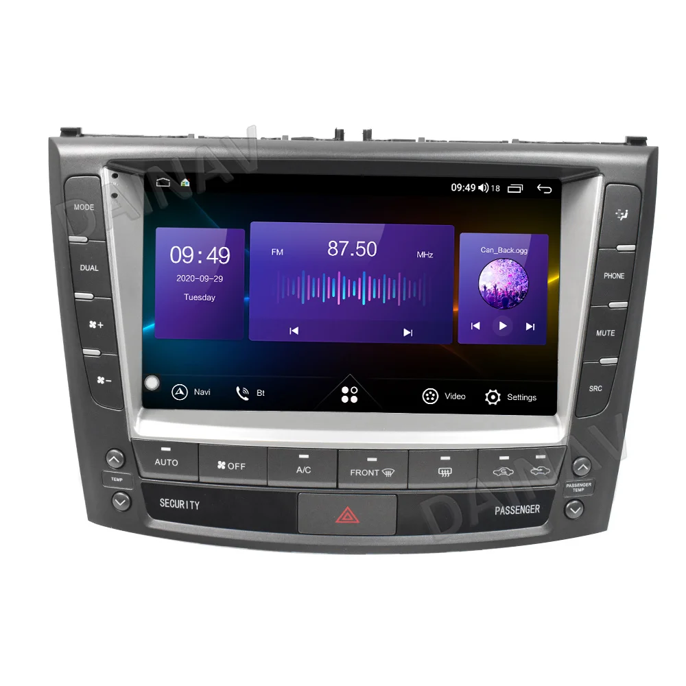 Автомобильный радиоприемник на Android 128 ГБ для Lexus IS250 IS300 IS200 IS220 IS350 2006-2012