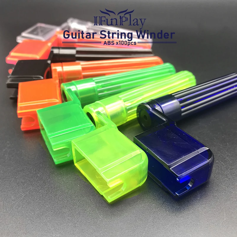 100 шт гитарная струна намотки мульти Цвет Пластик акустическая Электрогитары